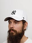 Бейсболка 47 BRAND арт. B-RAC17CTP-WH New York Yankees MLB (белый)